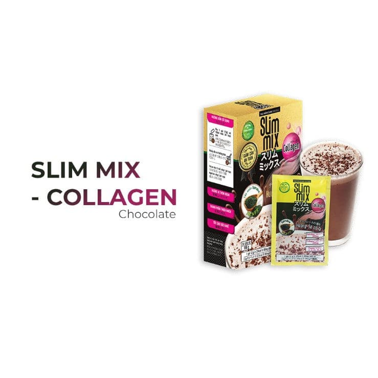 Trà giảm cân SLIM MIX - Trà Sữa Collagen Công Nghệ Nhật Bản