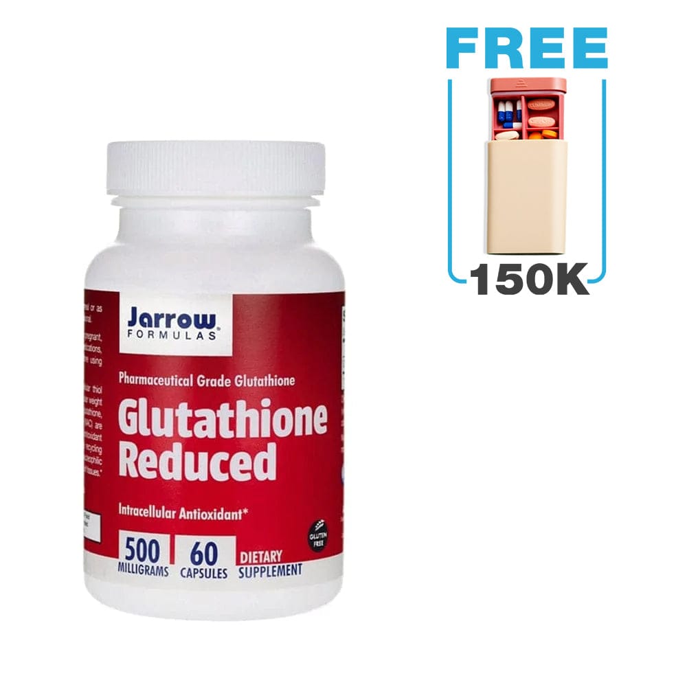 Viên Uống Trắng Da Jarrow Glutathione Reduced 500 Mg (60 Viên) – Saint L' Beau