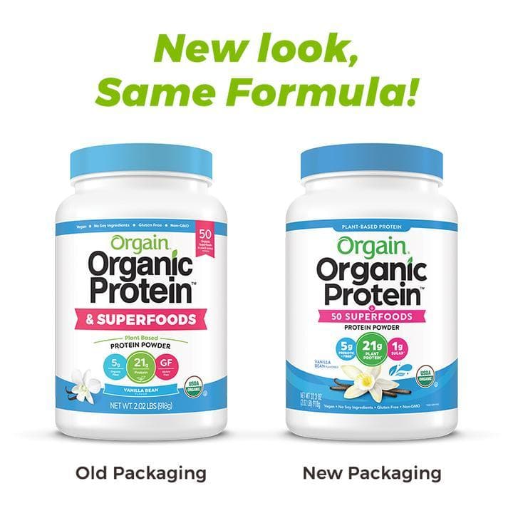 Bột Protein hữu cơ Orgain Organic Protein & SUPERFOODS hương Vani (1.22kg)