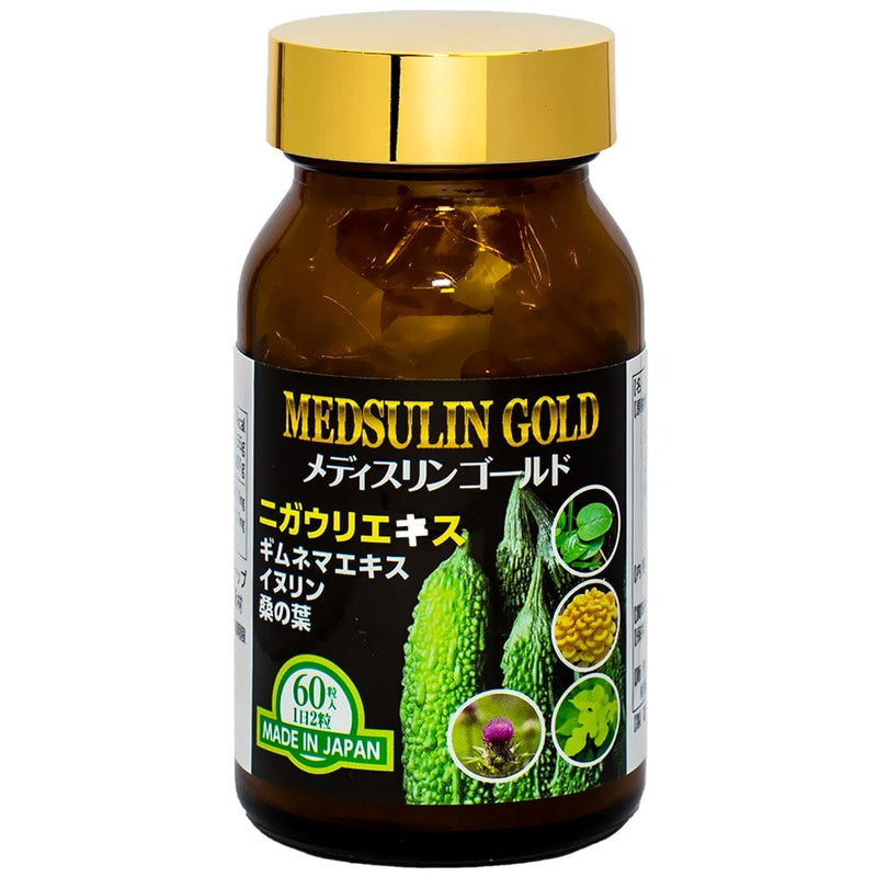 Viên Uống Medsulin Gold Jpanwell Hỗ Trợ Điều Trị Tiểu Đường (Hộp 60 Viên)