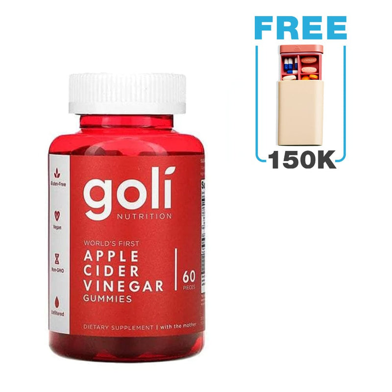 Kẹo dẻo giảm cân Goli Apple Cider Vinegar giấm táo (60 viên)