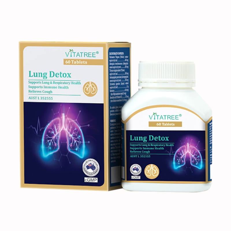 Viên uống thải độc phổi Vitatree Lung Detox (60 viên)
