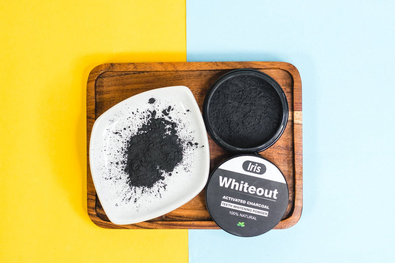 IRIS White Out organic activated charcoal powder