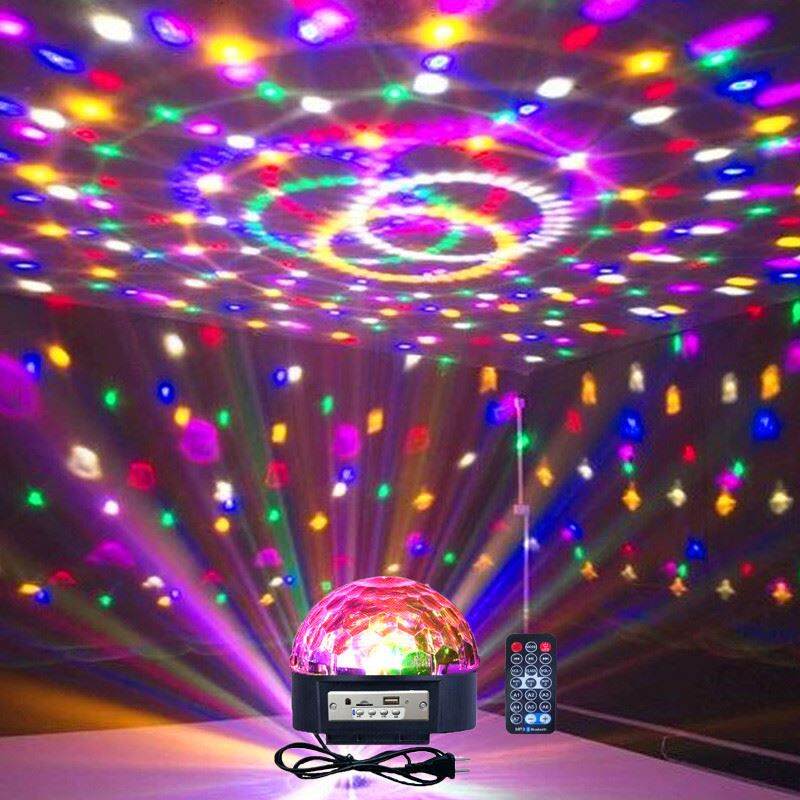 Đèn LED karaoke sân khấu mini 7 màu