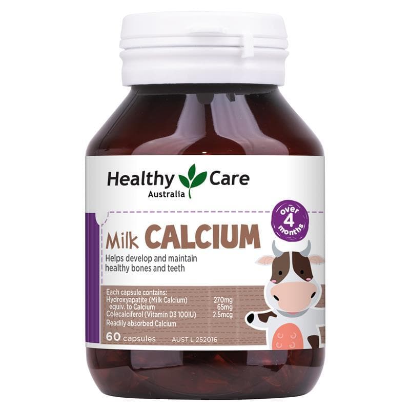 Viên uống Canxi sữa Healthy Care Milk Calcium (60 viên)