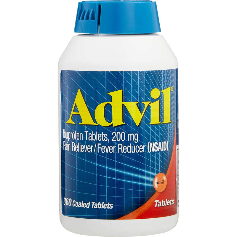 Viên uống giảm đau hạ sốt Advil Ibuprofen 200mg (360 viên)