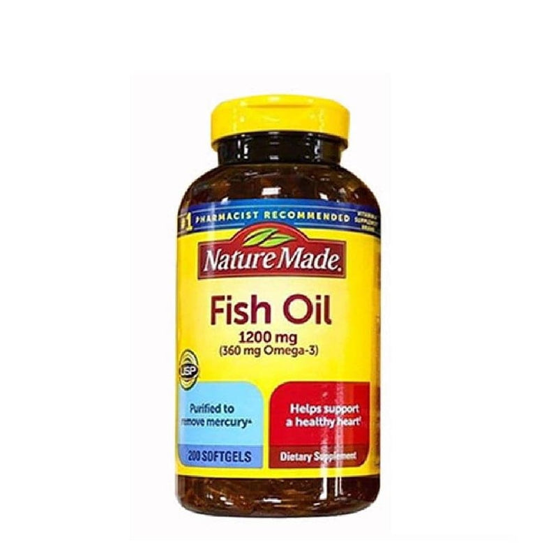 Dầu Cá Nature Made Fish Oil 1200mg Omega 3 (200 viên)